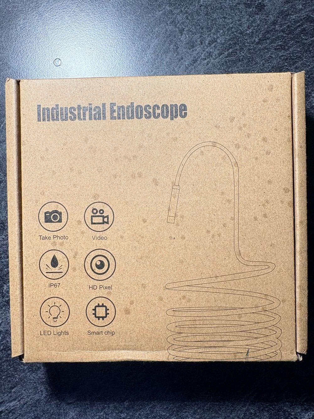 Industrial Endoscope Inspection Camera - Brown NIB